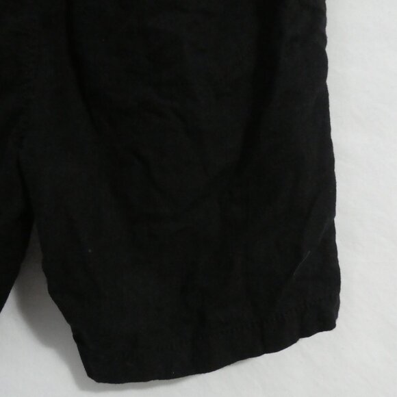 Black Shorts | Stretchy Waist and Drawstring Front | Button and Zip-Up Closure - Picture 14 of 14